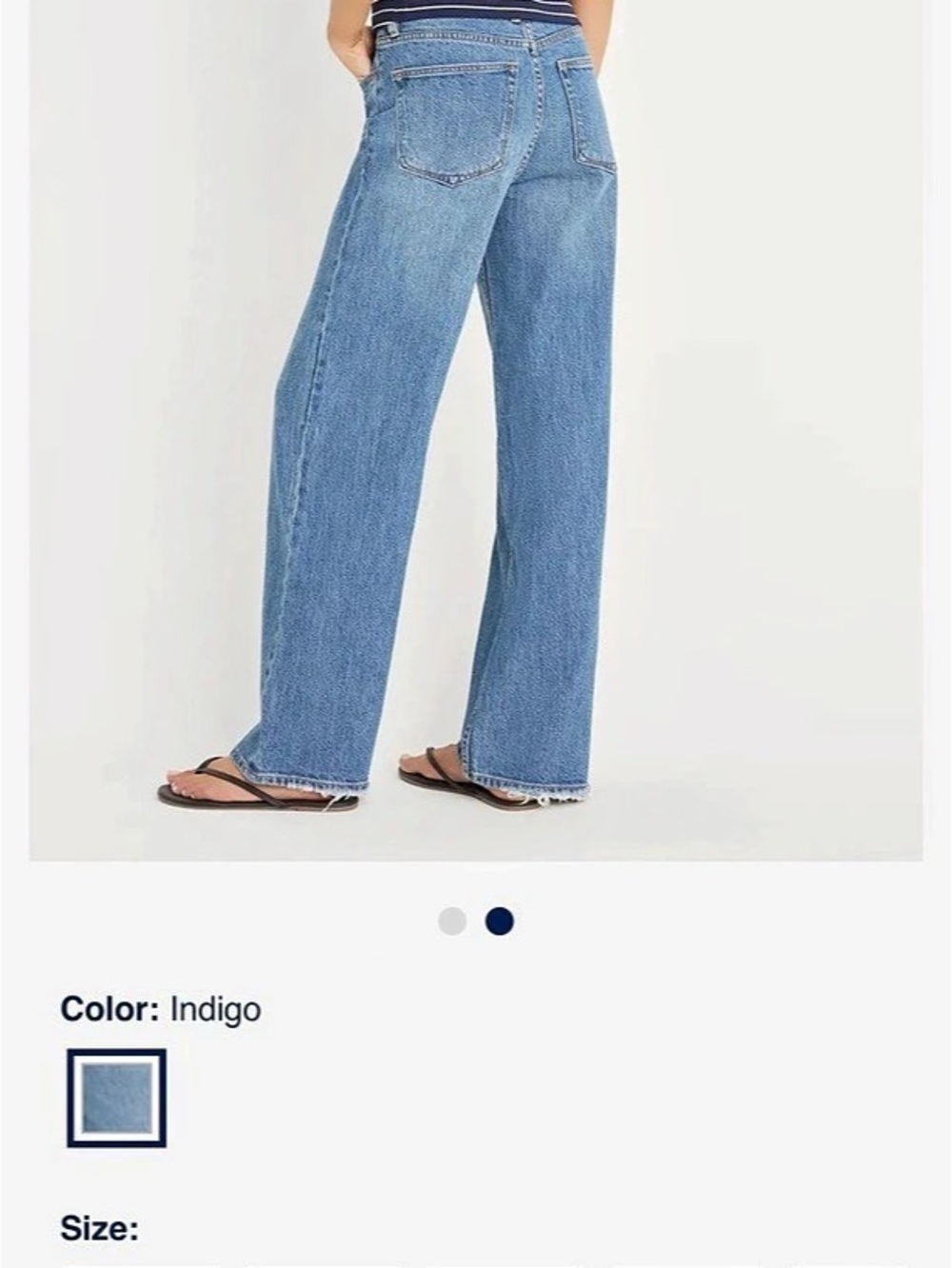 Good American Vintage Wide Jean Blue